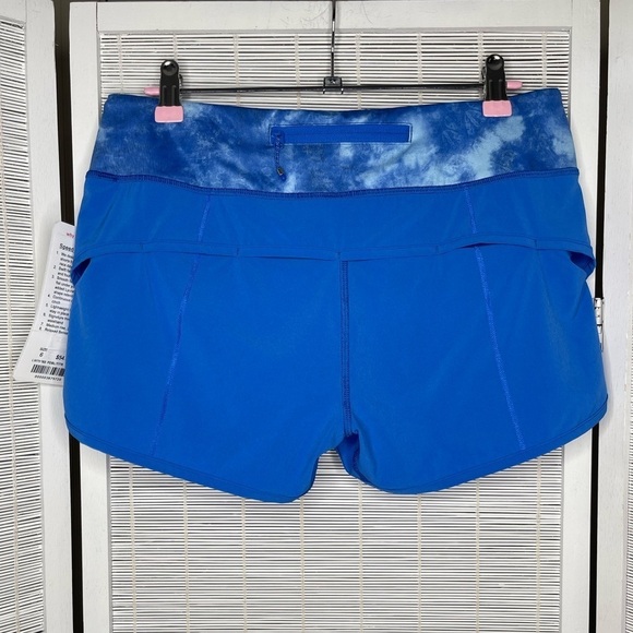 Lululemon Speed Short Pipe Dream Blue Size 6 New with Tags Athletic - Picture 3 of 8